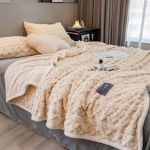 Load image into Gallery viewer, Pineapple Fleece Blanket - Khaki