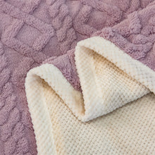 Load image into Gallery viewer, Pineapple Fleece Blanket - Purple