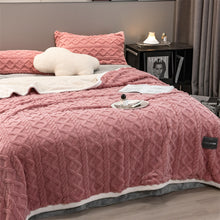 Load image into Gallery viewer, Pineapple Fleece Blanket - Pink