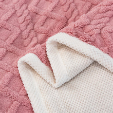 Load image into Gallery viewer, Pineapple Fleece Blanket - Pink