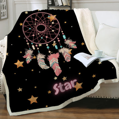 Customised Throw Blanket - Dream Catcher Star