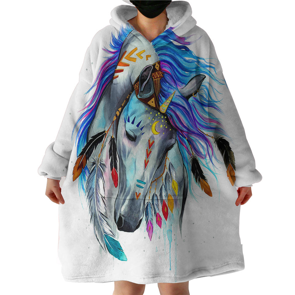 Blanket Hoodie - Wild Horse (Made to Order)
