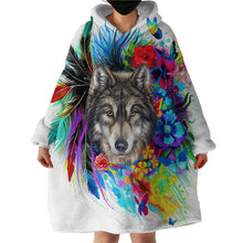 Load image into Gallery viewer, Blanket Hoodie - Wolf Colour (Made to Order)