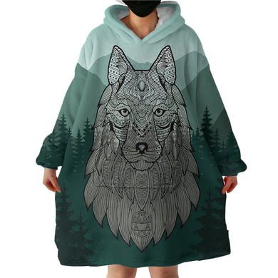 Blanket Hoodie - Wolf Mountain (Made to Order)