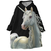 Load image into Gallery viewer, Blanket Hoodie - Wandering Unicorn (Made to Order)