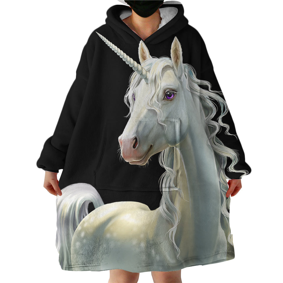 Blanket Hoodie - Wandering Unicorn (Made to Order)