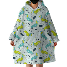Load image into Gallery viewer, Blanket Hoodie - Woof (Made to Order)