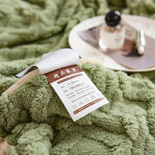 Load image into Gallery viewer, Pineapple Fleece Fitted Sheet - Green