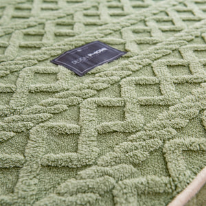 Pineapple Fleece Fitted Sheet - Green