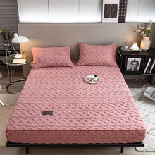 Load image into Gallery viewer, Pineapple Fleece Fitted Sheet - Pink