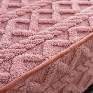 Pineapple Fleece Fitted Sheet - Pink