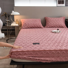 Load image into Gallery viewer, Pineapple Fleece Fitted Sheet - Pink