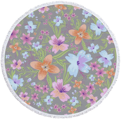 Jasmin Round Beach Towel