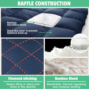 Doona Quilt Microfiber - All Seasons - Blue