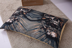 3D Black Skull Bedding Set