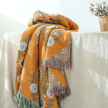 Load image into Gallery viewer, Cotton Queen Bedcover Sofa Blanket