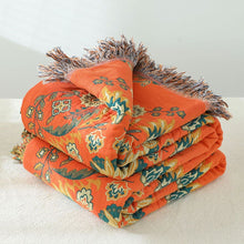 Load image into Gallery viewer, Cotton Queen Bedcover Sofa Blanket