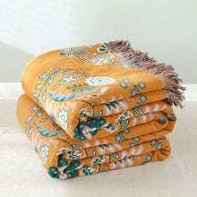 Load image into Gallery viewer, Cotton Queen Bedcover Sofa Blanket