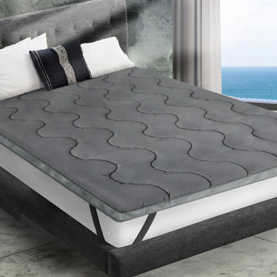 Luxore Airmax Bamboo Charcoal Pillowtop Mattress Topper