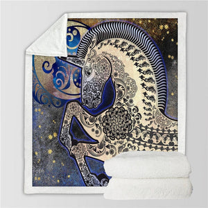 Unicorn Throw Blanket - 24 styles to choose