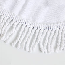 Load image into Gallery viewer, Night Garden Round Beach Towel