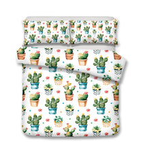 Load image into Gallery viewer, Mini Cactus Duvet Cover Set