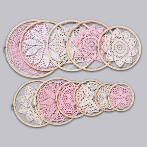DIY Large Doily Lace Dream Catcher