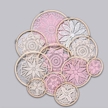Load image into Gallery viewer, DIY Large Doily Lace Dream Catcher