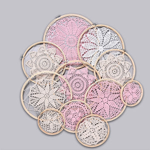 DIY Large Doily Lace Dream Catcher