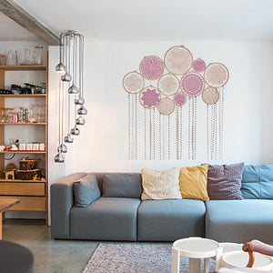 DIY Large Doily Lace Dream Catcher
