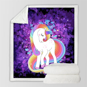 Unicorn Throw Blanket - 24 styles to choose