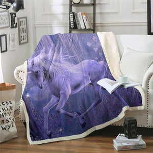 Unicorn Throw Blanket - 24 styles to choose