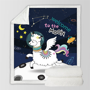 Unicorn Throw Blanket - 24 styles to choose