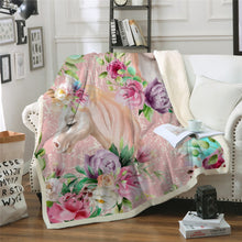 Load image into Gallery viewer, Unicorn Throw Blanket - 24 styles to choose