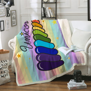 Unicorn Throw Blanket - 24 styles to choose