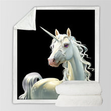 Load image into Gallery viewer, Unicorn Throw Blanket - 24 styles to choose