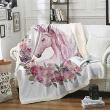 Load image into Gallery viewer, Unicorn Throw Blanket - 24 styles to choose