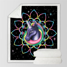 Load image into Gallery viewer, Unicorn Throw Blanket - 24 styles to choose