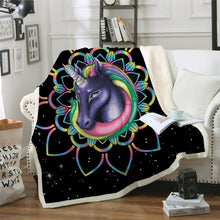 Load image into Gallery viewer, Unicorn Throw Blanket - 24 styles to choose