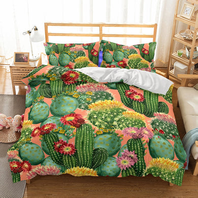 Desert Cactus Duvet Cover Set