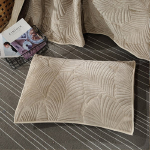 Bedspread Set 3pcs Palm Leaves