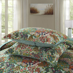 Bedspread Set 3pcs - Pastoral Flowers