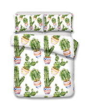 Load image into Gallery viewer, Potted Cactus Duvet Cover Set