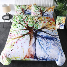 Load image into Gallery viewer, Mandala Quilt Cover Set - Tree of Life