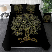 Load image into Gallery viewer, Mandala Quilt Cover Set - Tree of Life