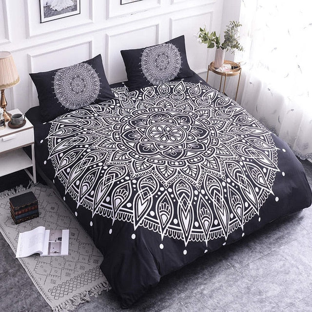 Luxury Mandala Bedding Set - Dark Light