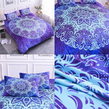 Load image into Gallery viewer, Luxury Mandala Bedding Set - Purple Rain