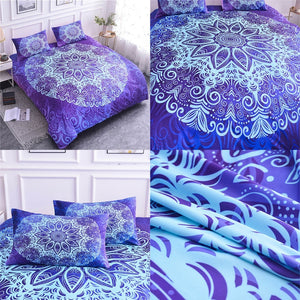 Luxury Mandala Bedding Set - Purple Rain