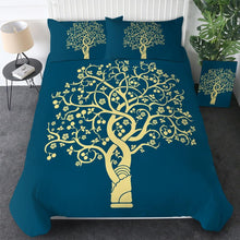 Load image into Gallery viewer, Mandala Quilt Cover Set - Tree of Life