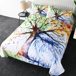 Mandala Quilt Cover Set - Tree of Life